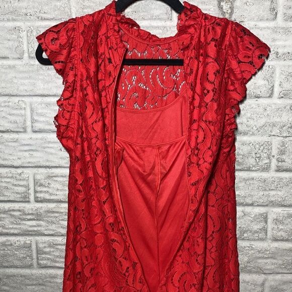 NWT MSRP $189 Alexia Admor Lace Sleeveless Sheath Dress - Picture 9 of 11